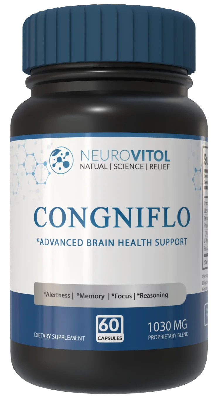 Single bottle of NeuroVitol Congniflo capsules